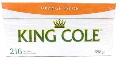 CK0015 : King cole CK0015 : Beverages - Tea - Tea KING COLE, TEA, 4X216CT