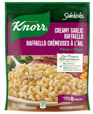 CN14-OU : Sidekicks CN14-OU : Pasta, rice and noodles - Macaroni - Creamy Garlic Raffaello SIDEKICKS,CREAMY GARLIC RAFFAELLO,8 x 137g