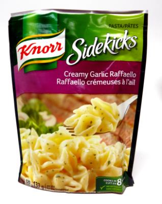 CN14 : Sidekicks CN14 : Pasta, rice and noodles - Macaroni - Creamy Garlic Raffaello SIDEKICKS,CREAMY GARLIC RAFFAELLO,8 x 137g