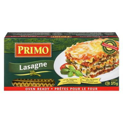 CN145 : Primo CN145 : Pasta, rice and noodles - Lasagna - Lasagna Ready Oven PRIMO, LASAGNA READY OVEN, 12 x 375g
