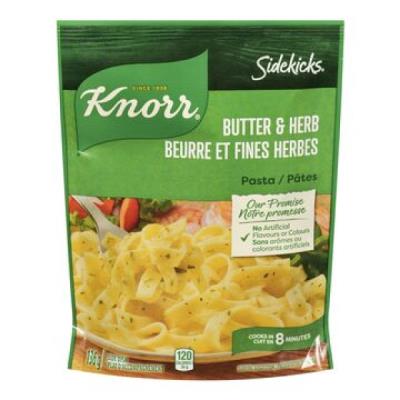 CN3142-OU : Sidekicks CN3142-OU : Pasta, rice and noodles - Macaroni - Butter & Herb Pasta SIDEKICKS,BUTTER & HERB PASTA,8 x 136G