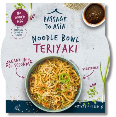 CN950-OU : Passage to asia CN950-OU : Pasta, rice and noodles - Spaghetti - Teriyaki Noodle (bowl) PASSAGE TO ASIA,teriyaki NOODLE (BOWL),4 x 244g