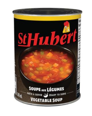 CS0030 : St-hubert CS0030 : Pasta, rice and noodles - Soups - Vegetable Soup ST-HUBERT,VEGETABLE SOUP, 24 x 540 ML
