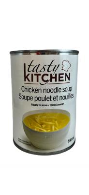 CS0038-OU : Tasty kitchen CS0038-OU : Preserves and jars - Soups - Soup Chicken Noodle TASTY KITCHEN, SOUP chicken noodle, 12 x 540 ML