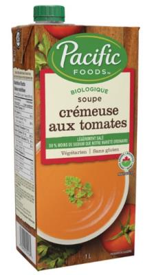 CS1000 : Pacific CS1000 : Pasta, rice and noodles - Soups - Tomato Soup Low Sodium (org.) PACIFIC,TOMATO SOUP low sodium (ORG.), 12 x 1 L