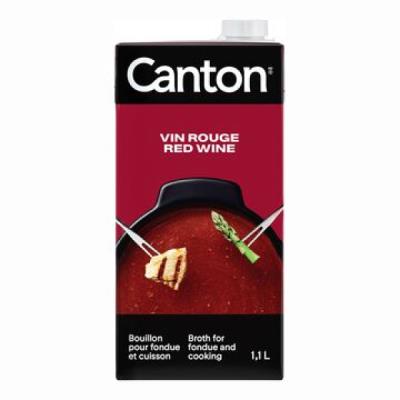 CS414-OU : Canton CS414-OU : Condiments - Sauce - Fondue Broth Red Wine CANTON, FONDUE BROTH red wine, 12 x 1.1L