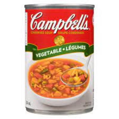 CS657-OU : Campbell's CS657-OU : Preserves and jars - Soups - Vegetable Soup CAMPBELL'S, VEGETABLE SOUP, 48 x 284 ML