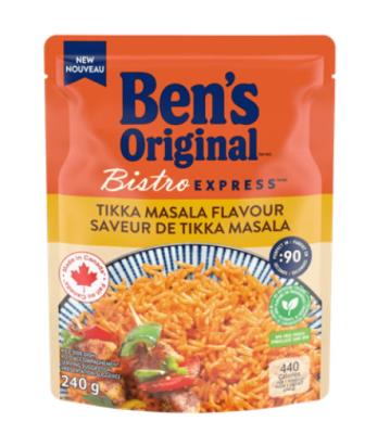 CS878 : Ben's CS878 : Nuts and Seeds - Rice - Bistro Express Rice Tikka Masala 12 X 240g BEN'S, BISTRO EXPRESS RICE tikka masala 12 x 240g