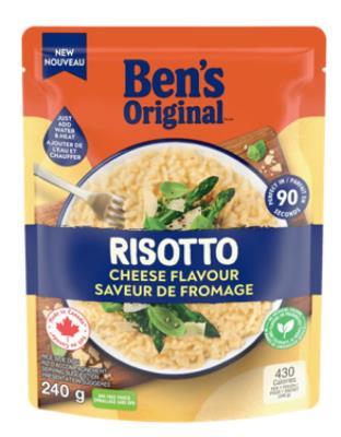 CS890 : Ben's CS890 : Pasta, rice and noodles - Couscous - Risotto Cheese BEN'S, RISOTTO cheese, 12 x 240g