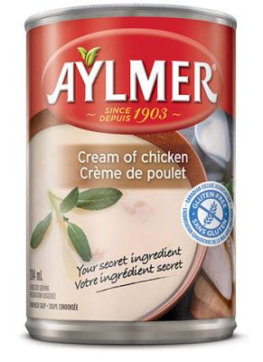 CS96 : Aylmer CS96 : Preserves and jars - Soups - Cream Of Chicken AYLMER, CREAM OF CHICKEN, 24 x 284 ML