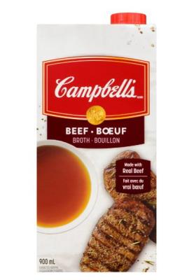 CS985 : Campbell's CS985 : Condiments - Sauce - Beef Broth CAMPBELL'S , BEEF BROTH , 12 x 900 ML