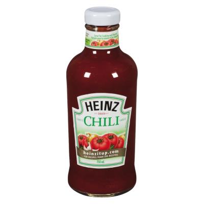 CT6 : Heinz CT6 : Condiments - Sauce - Chili Sauce HEINZ,CHILI SAUCE,12 x 750ML