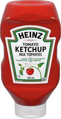 CT7 : Heinz CT7 : Condiments - Ketchup - Ketchup Squeeze HEINZ,KETCHUP SQUEEZE,12x750ML