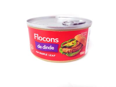CV37 : Maple leaf CV37 : Preserves and jars - Meat - Turkey Flakes MAPLE LEAF , TURKEY FLAKES , 24 x 156g
