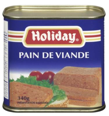V24 : Holiday V24 : Preserves and jars - Meat - Luncheon Loaf HOLIDAY , LUNCHEON LOAF , 24 x 340g